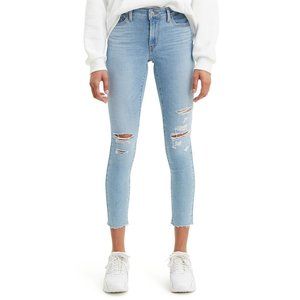 NWT Levi's Premium Skinny Distressed Jeans 711 Size 26